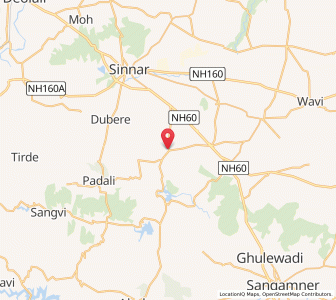 Map of Dapur, Maharashtra