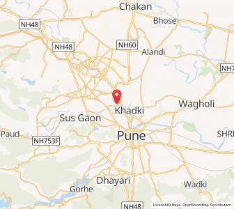 Map of Dapuri, Maharashtra