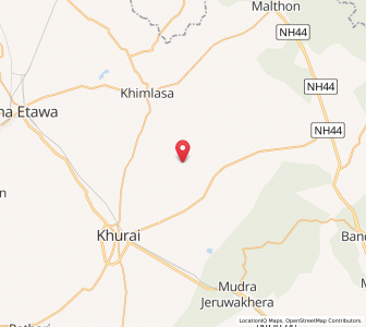 Map of Daraiya, Madhya Pradesh