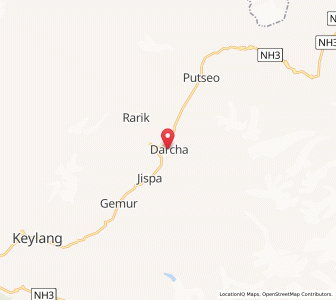 Map of Darcha, Himachal Pradesh