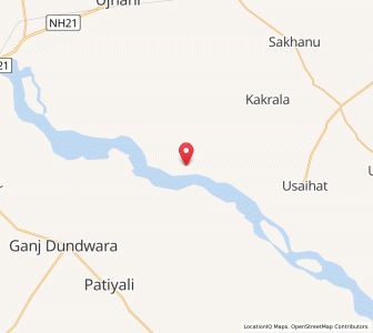 Map of Dardiya Nagla, Uttar Pradesh