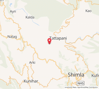 Map of Dargi, Himachal Pradesh