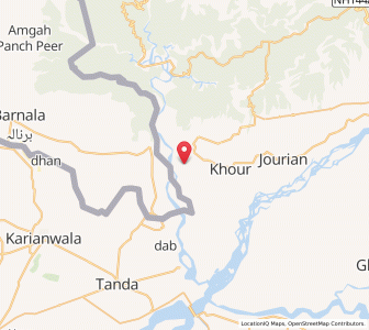 Map of Darh, Kashmir