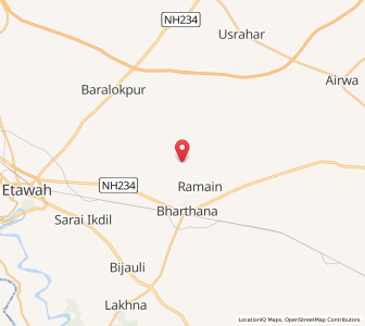 Map of Darhiyan, Uttar Pradesh