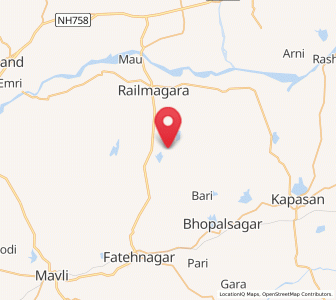 Map of Dariba, Rajasthan