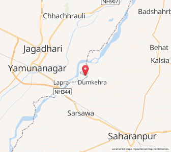 Map of Dariyapur Pipli, Haryana