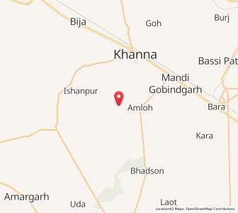 Map of Darkhan Majra, Punjab