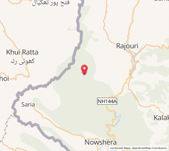 Map of Darumbid, Kashmir