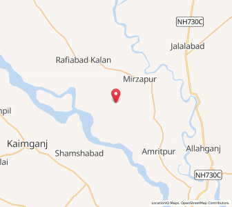 Map of Daryaoganj, Uttar Pradesh