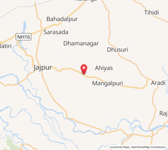 Map of Dasrathpur, Odisha