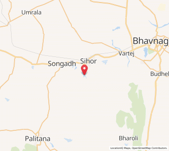 Map of Datha, Gujarat