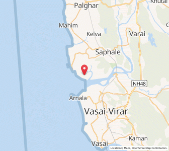 Map of Dativra, Maharashtra