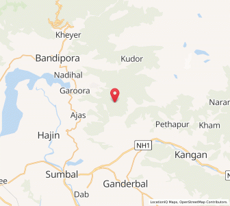 Map of Datiwas, Kashmir