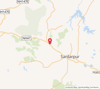 Map of Dattigaon, Madhya Pradesh