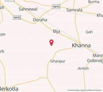 Map of Daud Mazra, Punjab