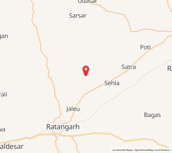 Map of Daudsar, Rajasthan