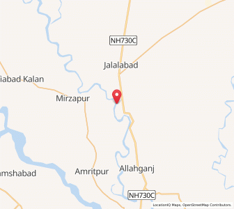 Map of Daultipur, Uttar Pradesh