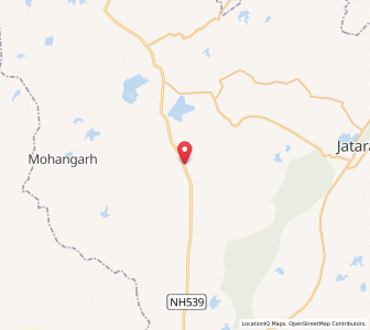 Map of Daur, Madhya Pradesh
