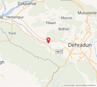 Map of Davipur, Uttarakhand