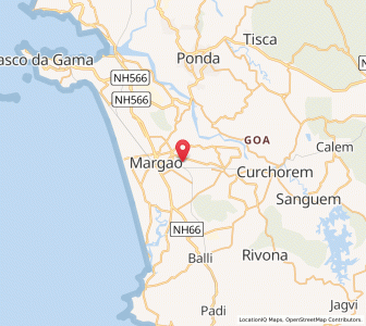 Map of Davorlim, Goa