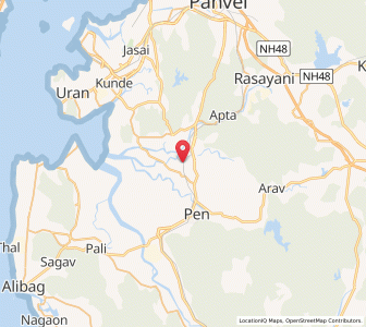 Map of Davrapada, Maharashtra