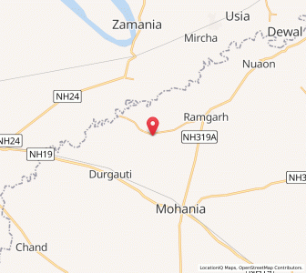Map of Debahalia, Bihar