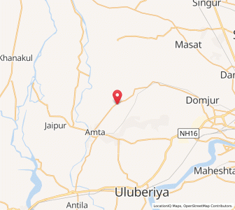 Map of Debandi, West Bengal
