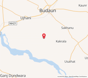 Map of Debi Nagla, Uttar Pradesh