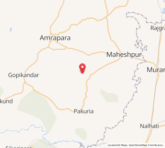 Map of Debinagar, Jharkhand