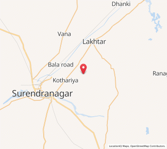 Map of Dedadra, Gujarat