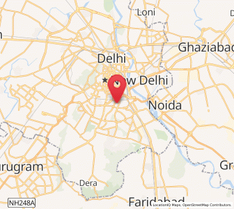 Map of Defence Colony, Delhi