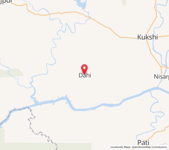 Map of Dehi, Madhya Pradesh