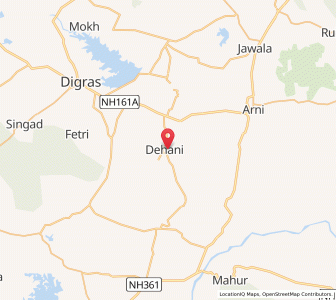 Map of Dehni, Maharashtra