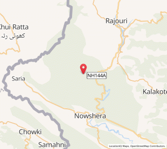 Map of Dehra, Kashmir