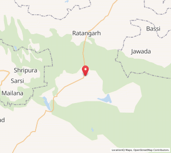 Map of Dekan, Madhya Pradesh