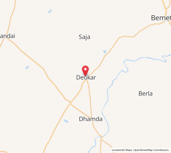 Map of Deokar, Chhattisgarh