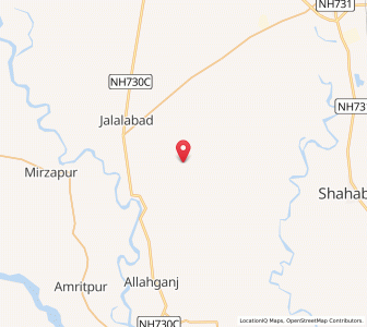 Map of Deorania, Uttar Pradesh