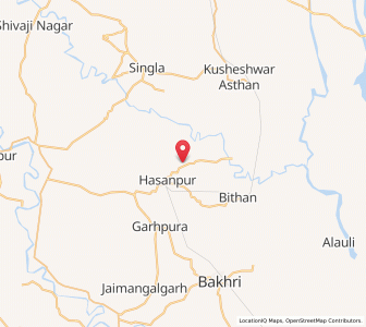 Map of Deorhi, Bihar
