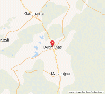 Map of Deori Khas, Madhya Pradesh