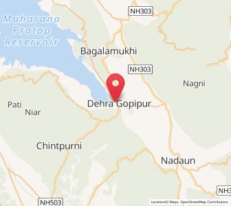 Map of Dera Gopipur, Himachal Pradesh