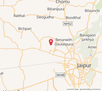 Map of Derali, Rajasthan