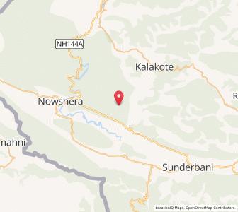 Map of Derian, Kashmir