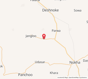 Map of Desalsar, Rajasthan