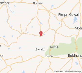 Map of Deulgaon, Maharashtra