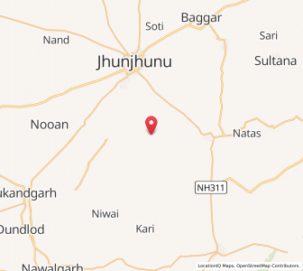 Map of Deva ka Bas, Rajasthan