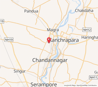Map of Devanandapur, West Bengal