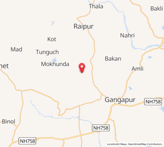 Map of Devariya, Rajasthan