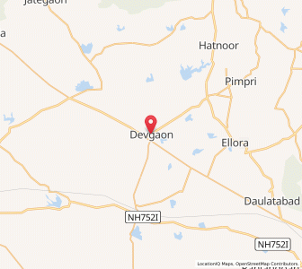 Map of Devgaon, Maharashtra