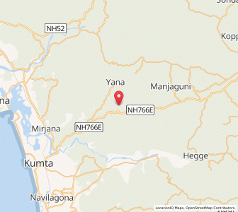 Map of Devimane, Karnataka