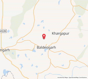 Map of Devinagarpara, Madhya Pradesh